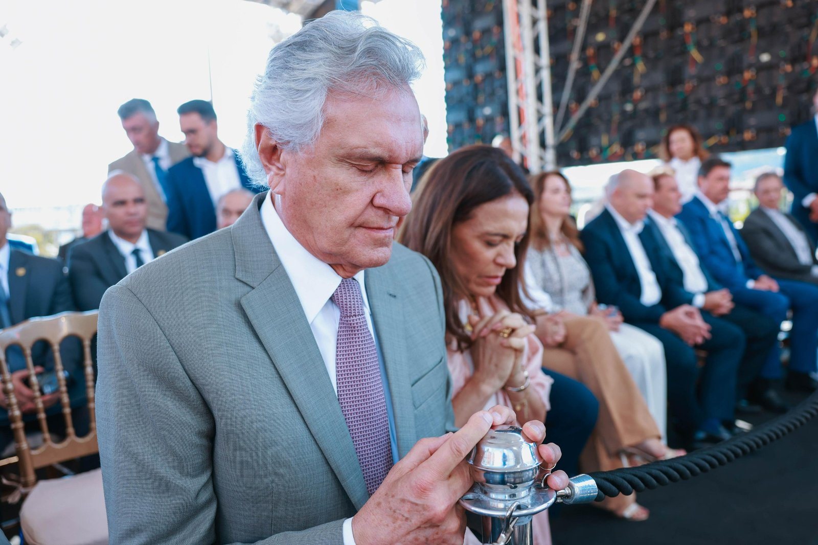 Ronaldo e Gracinha Caiado celebram grandiosidade da Romaria de Trindade